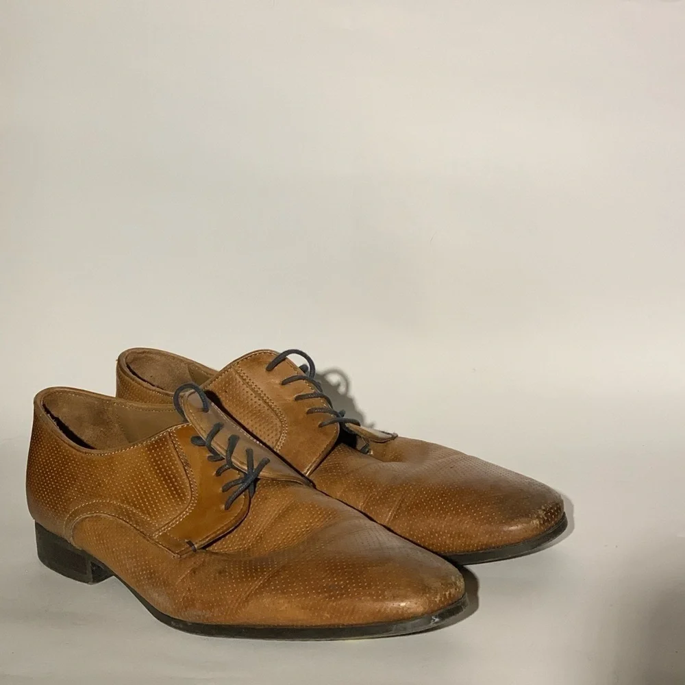 Aldo brown leather shoes size 10.5 mens